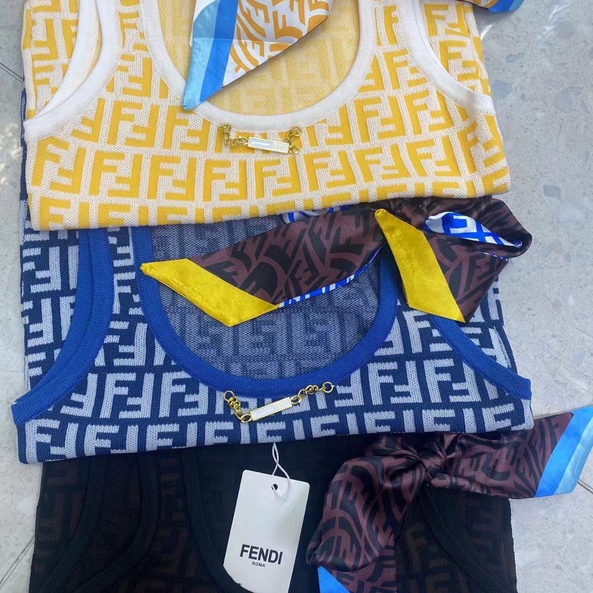 Fendi Knit Tank Top