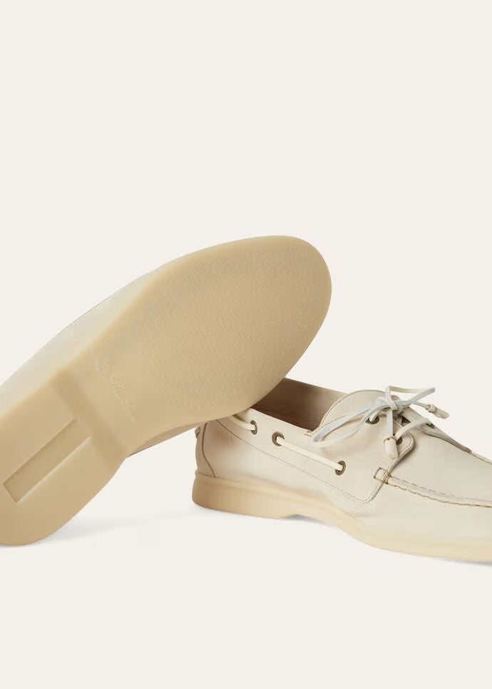 Loro Piana Sea-Sail Walk Suede Boat Shoes