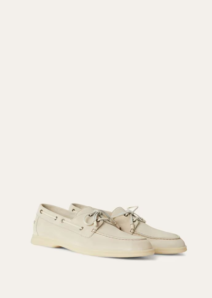Loro Piana Sea-Sail Walk Suede Boat Shoes