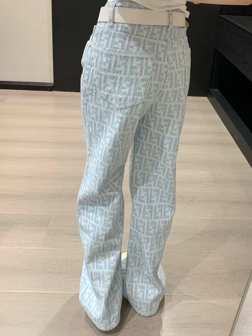Fendi Light Wash Jeans