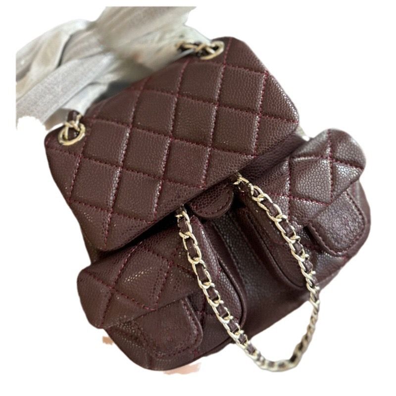 Dior quilted caviar leather mini Duma backpack