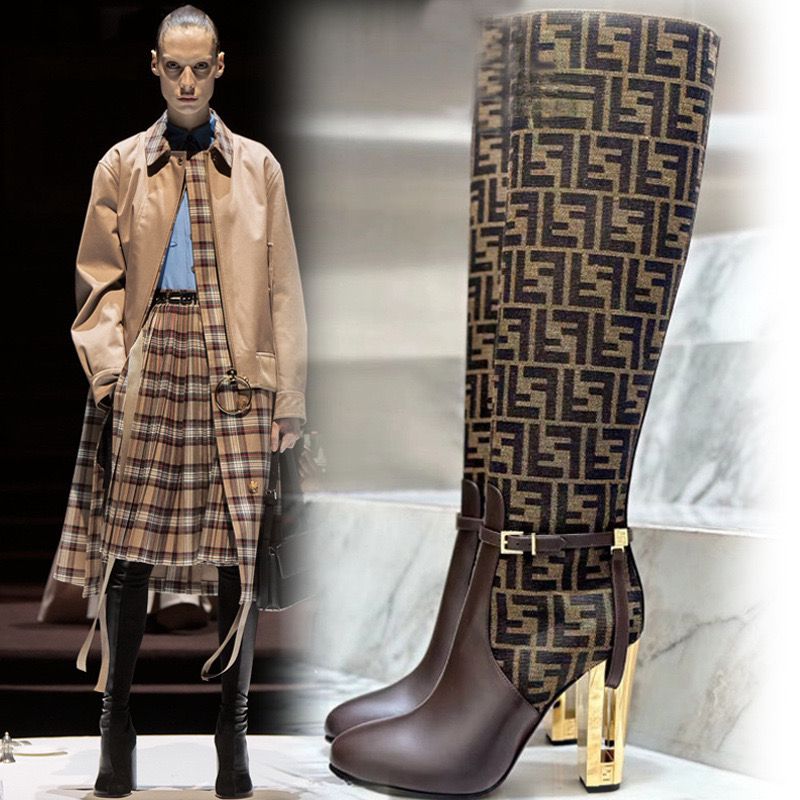 Fendi High-Heeled Boots