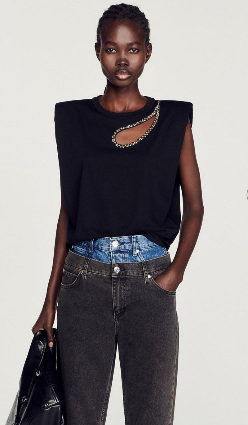 SANDRO round neck T-shirt