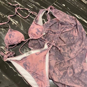 Dior bikini three-piece set