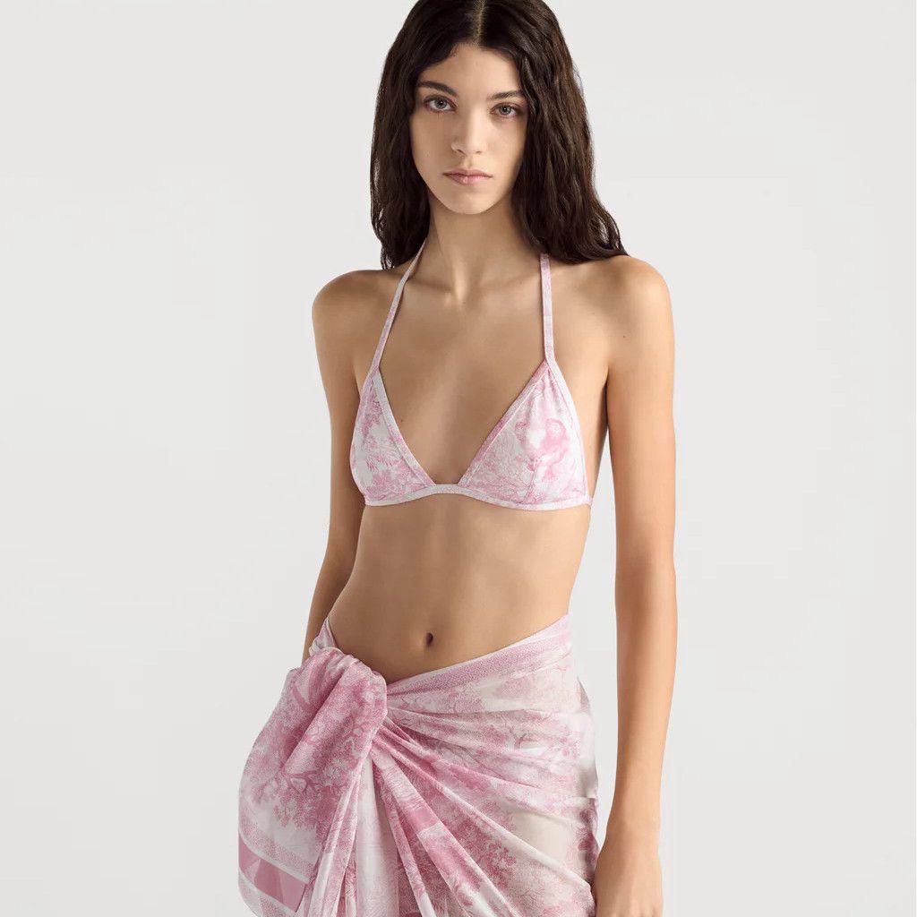 Dior Printed One-Piece Swimsuit with Cover-Up for Women
