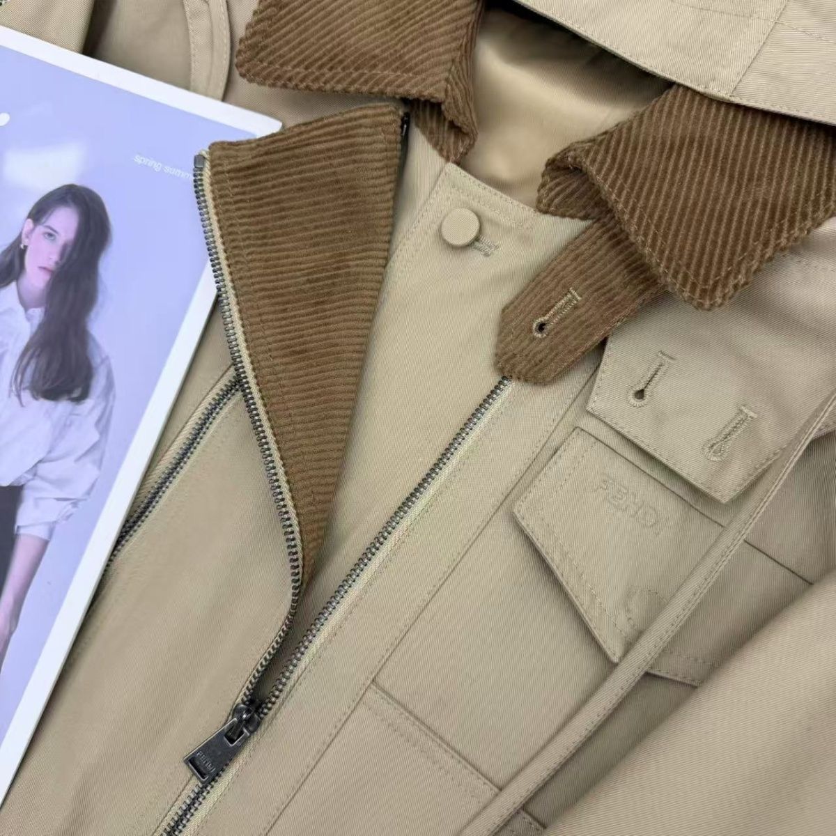 FENDICotton Blend Jacket