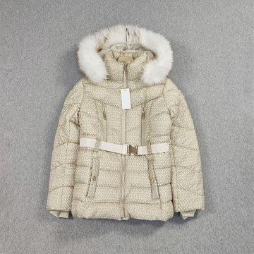 Michael Kors
Faux Fur Trim Belted Puffer Jacket