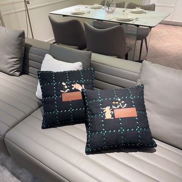 Loewe X Suna Fujita Bunny Embroidered Cushion