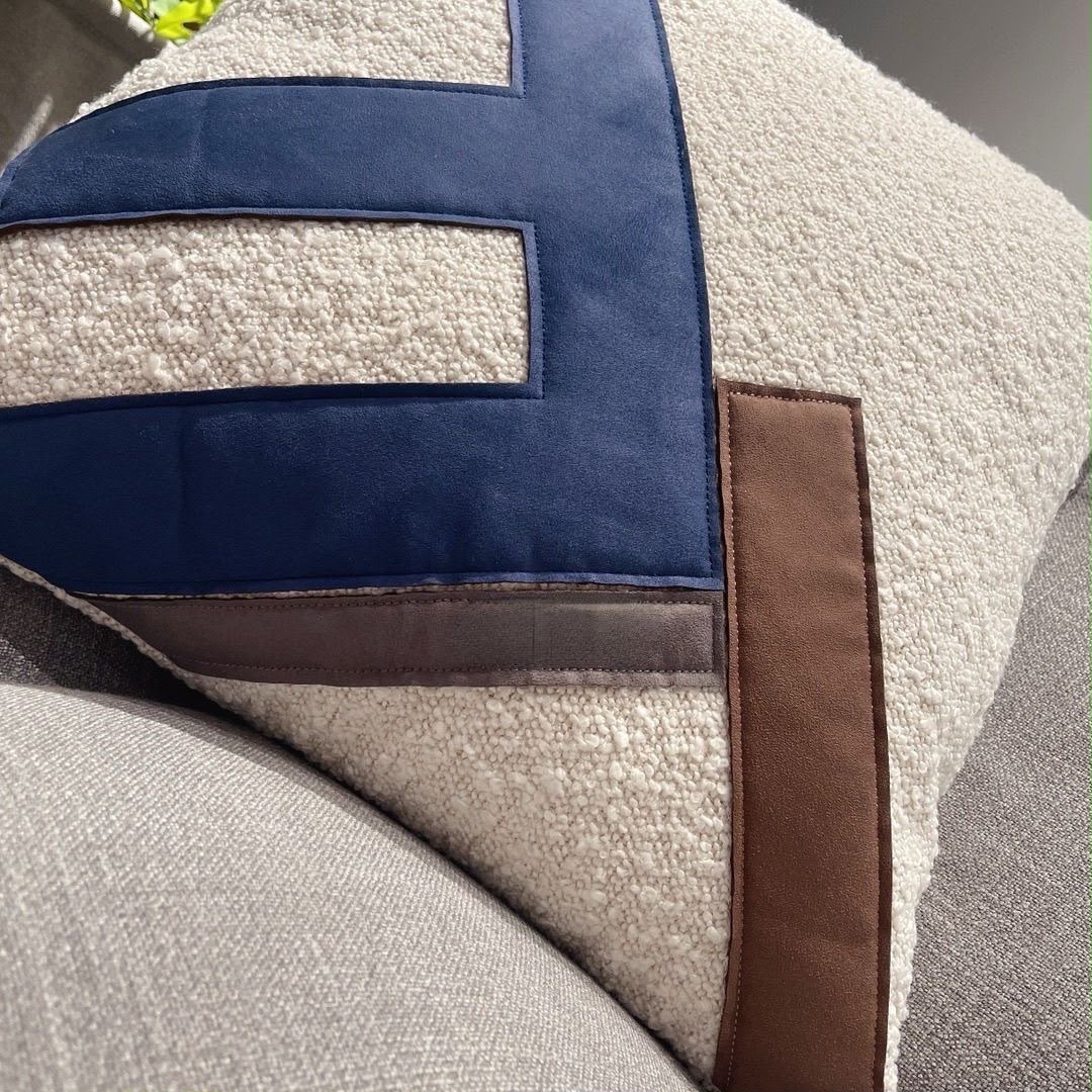 Fendi Lambskin Fleece Throw Pillow