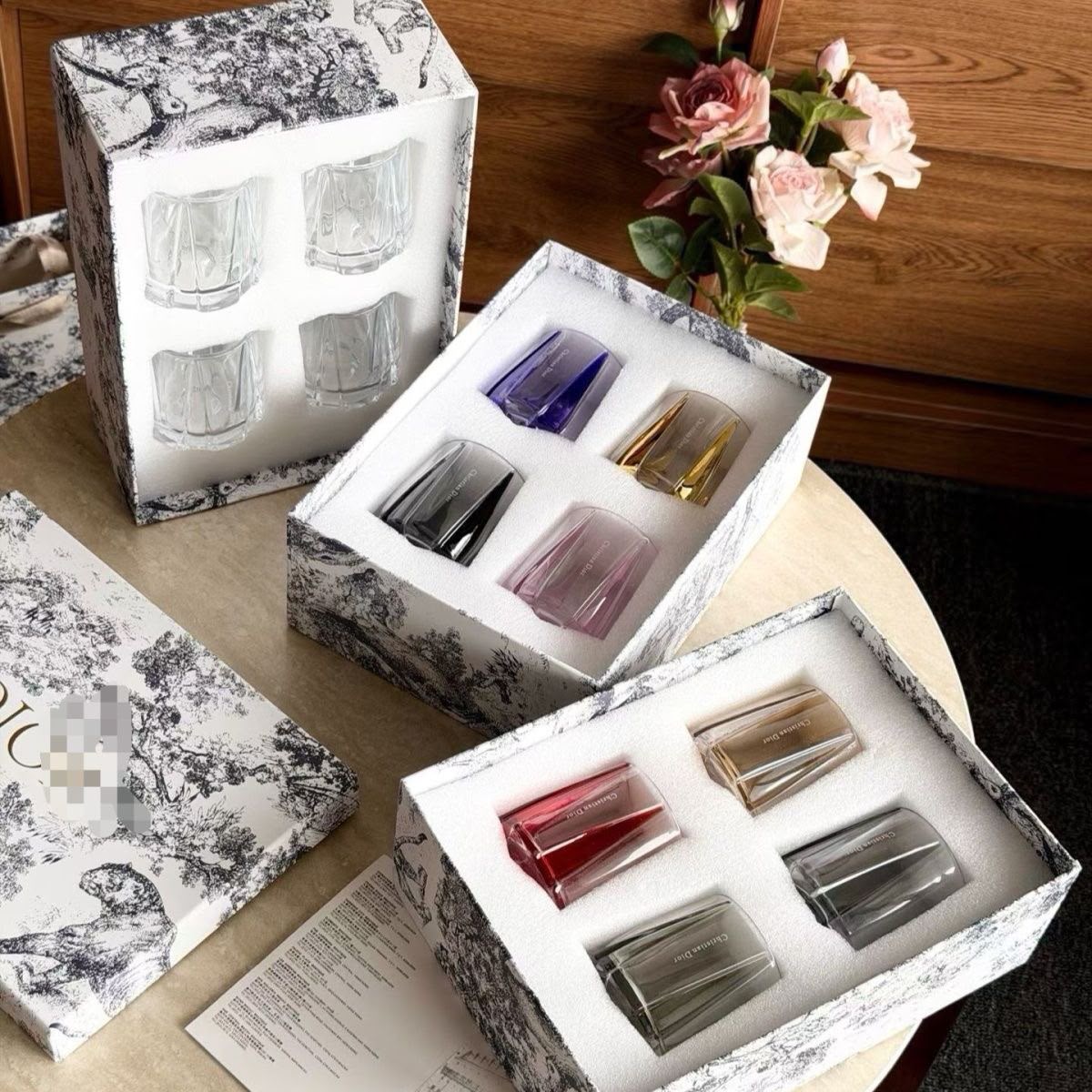Dior of Four Escale Cocktail Glasses