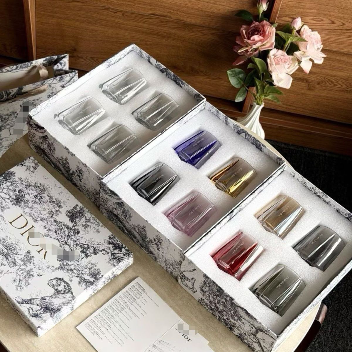 Dior of Four Escale Cocktail Glasses