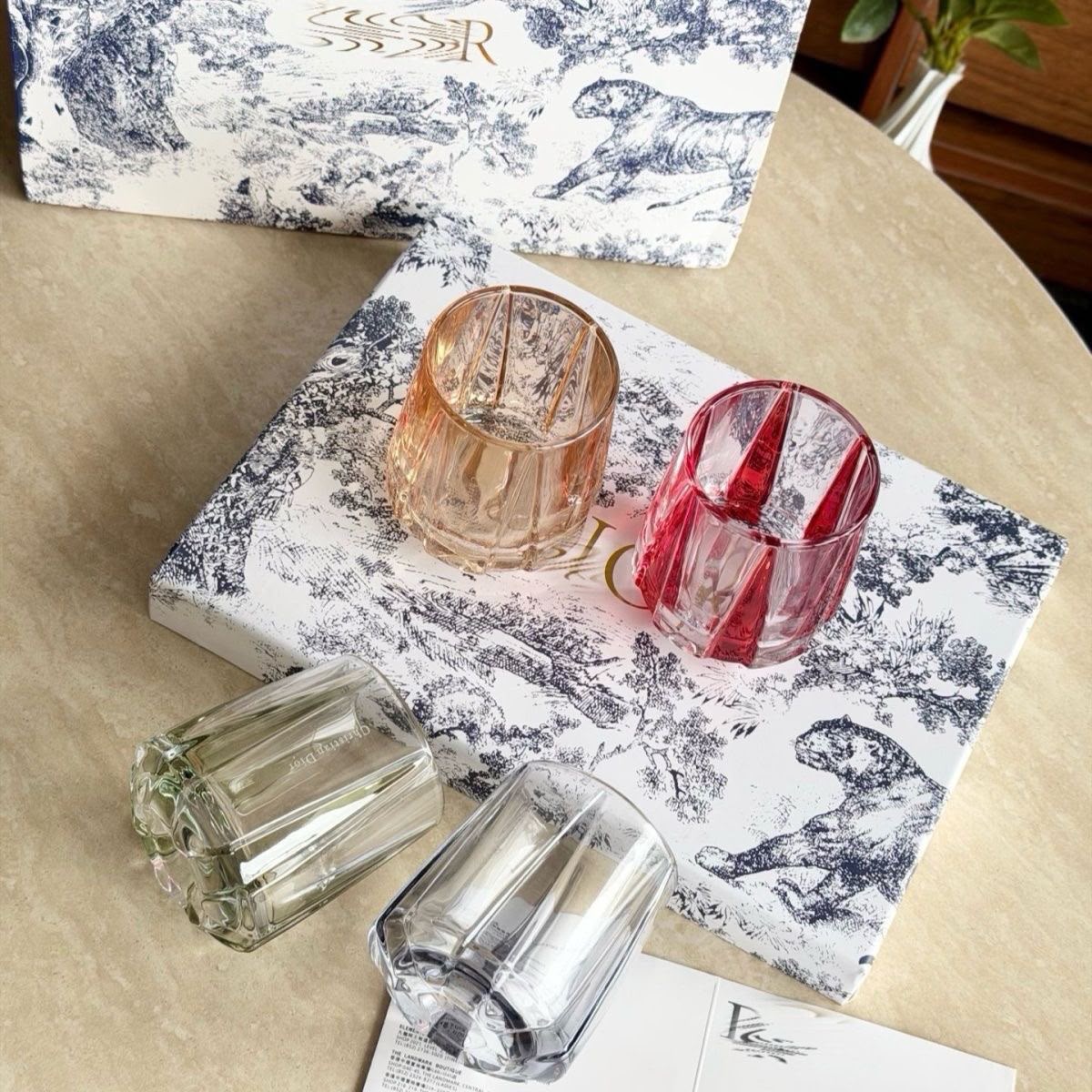 Dior of Four Escale Cocktail Glasses