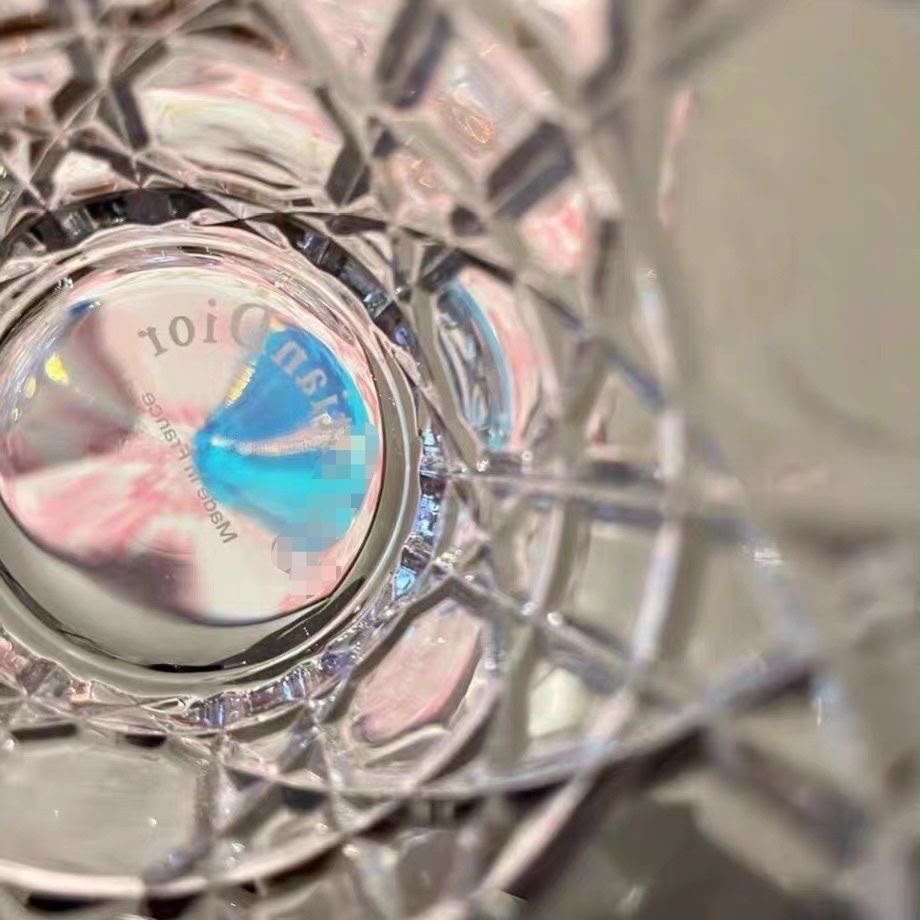 Dior  Juice Glass Hand Cut Lead Free Crystal Glass
