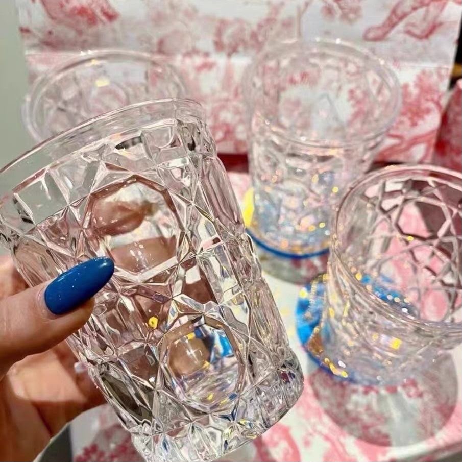 Dior  Juice Glass Hand Cut Lead Free Crystal Glass