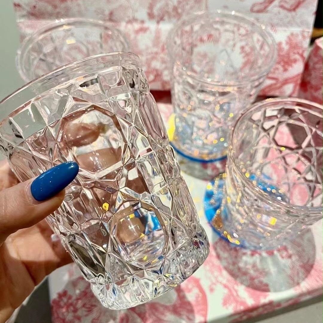 Dior  Juice Glass Hand Cut Lead Free Crystal Glass