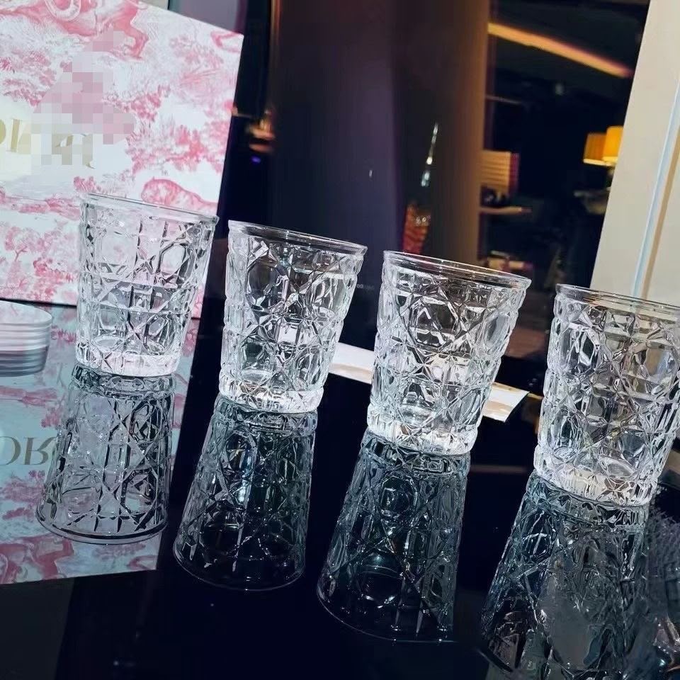 Dior  Juice Glass Hand Cut Lead Free Crystal Glass
