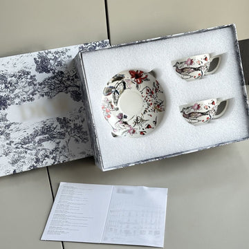 Dior Hundred Birds Arguing Coffee Cup and Saucer Set