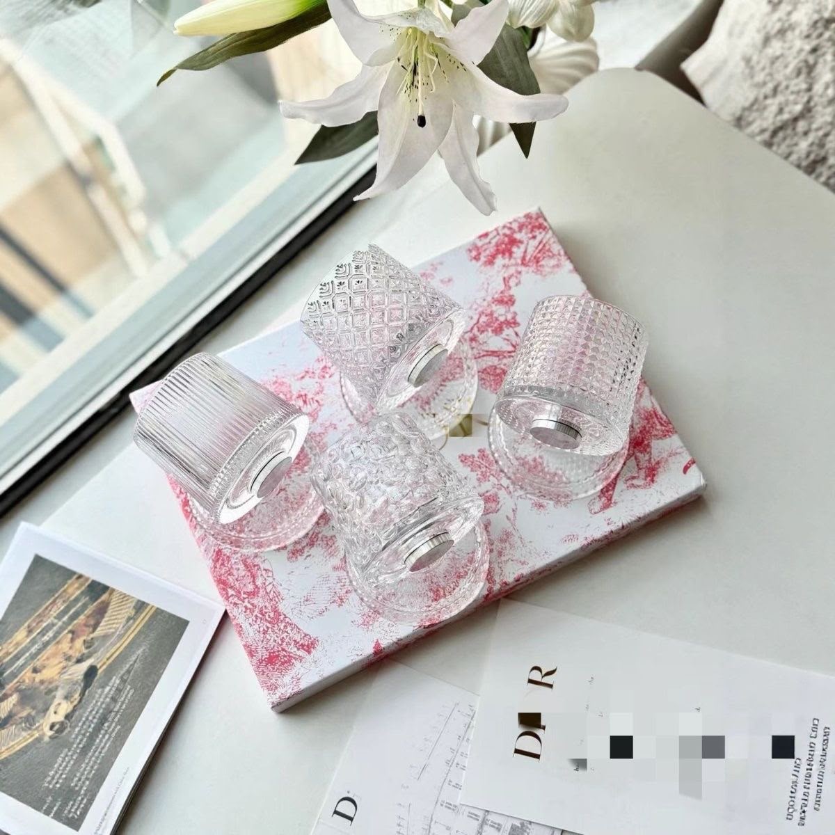 Dior Premium Crystal Glasses Set