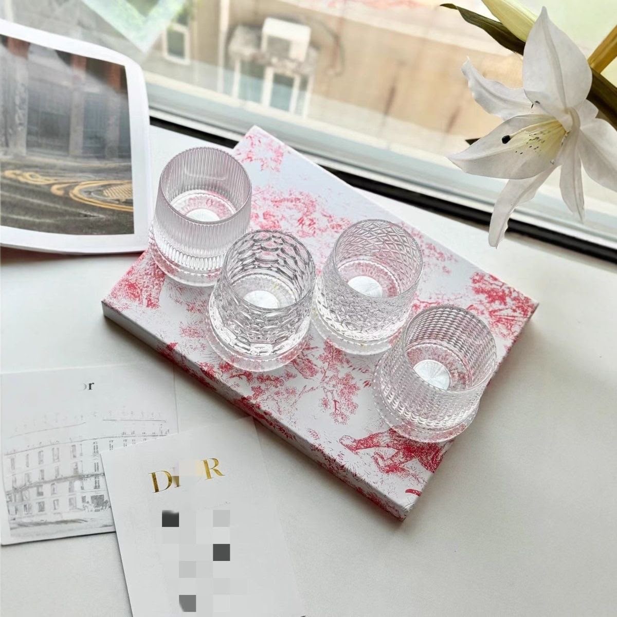 Dior Premium Crystal Glasses Set