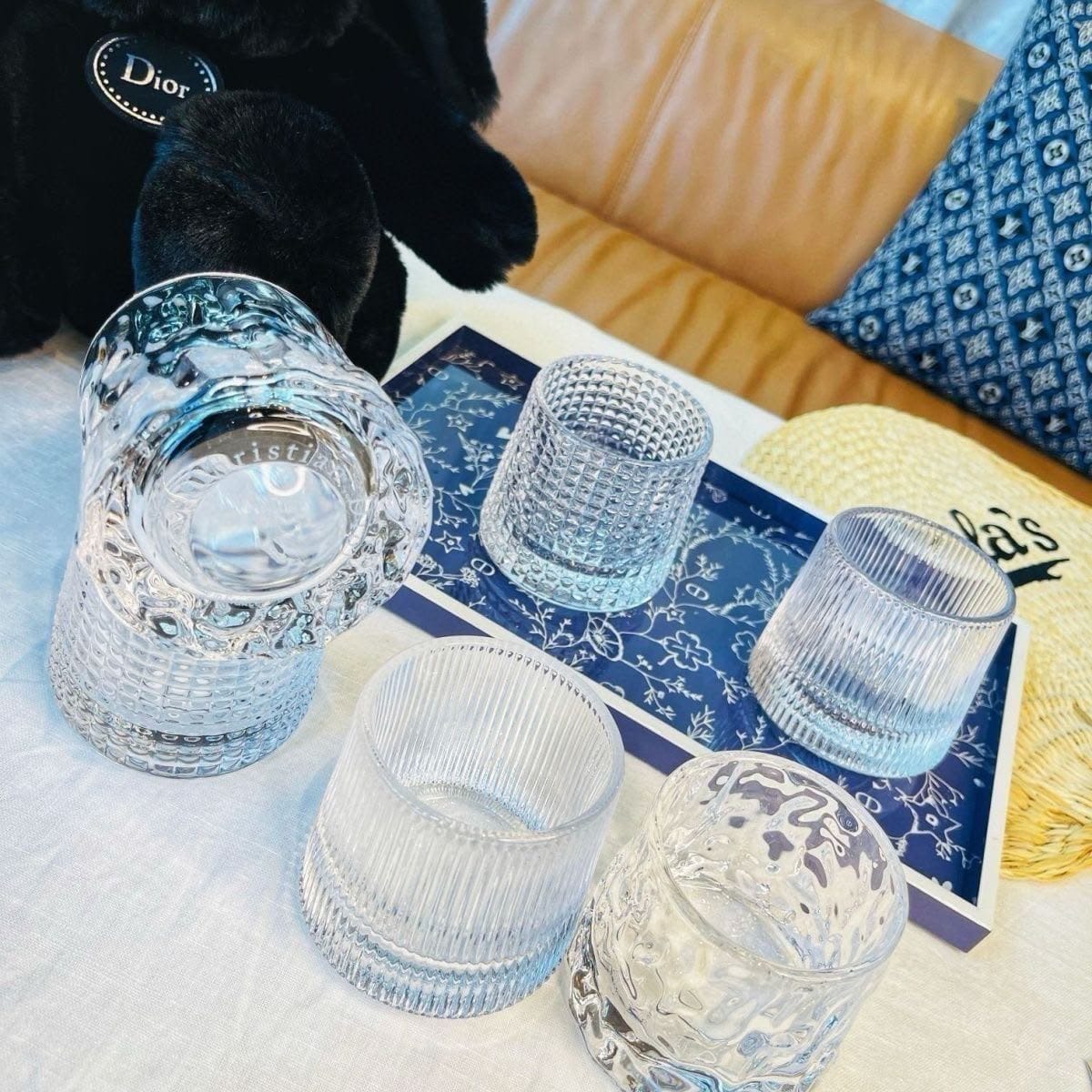 Dior Maison Rotating Crystal Glasses Set