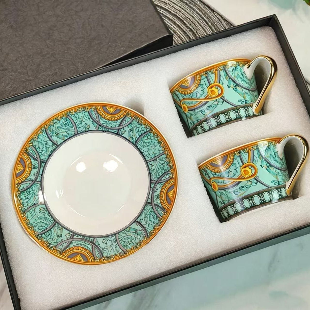 Versace La Scala del Palazzo Rosa Espresso Set
