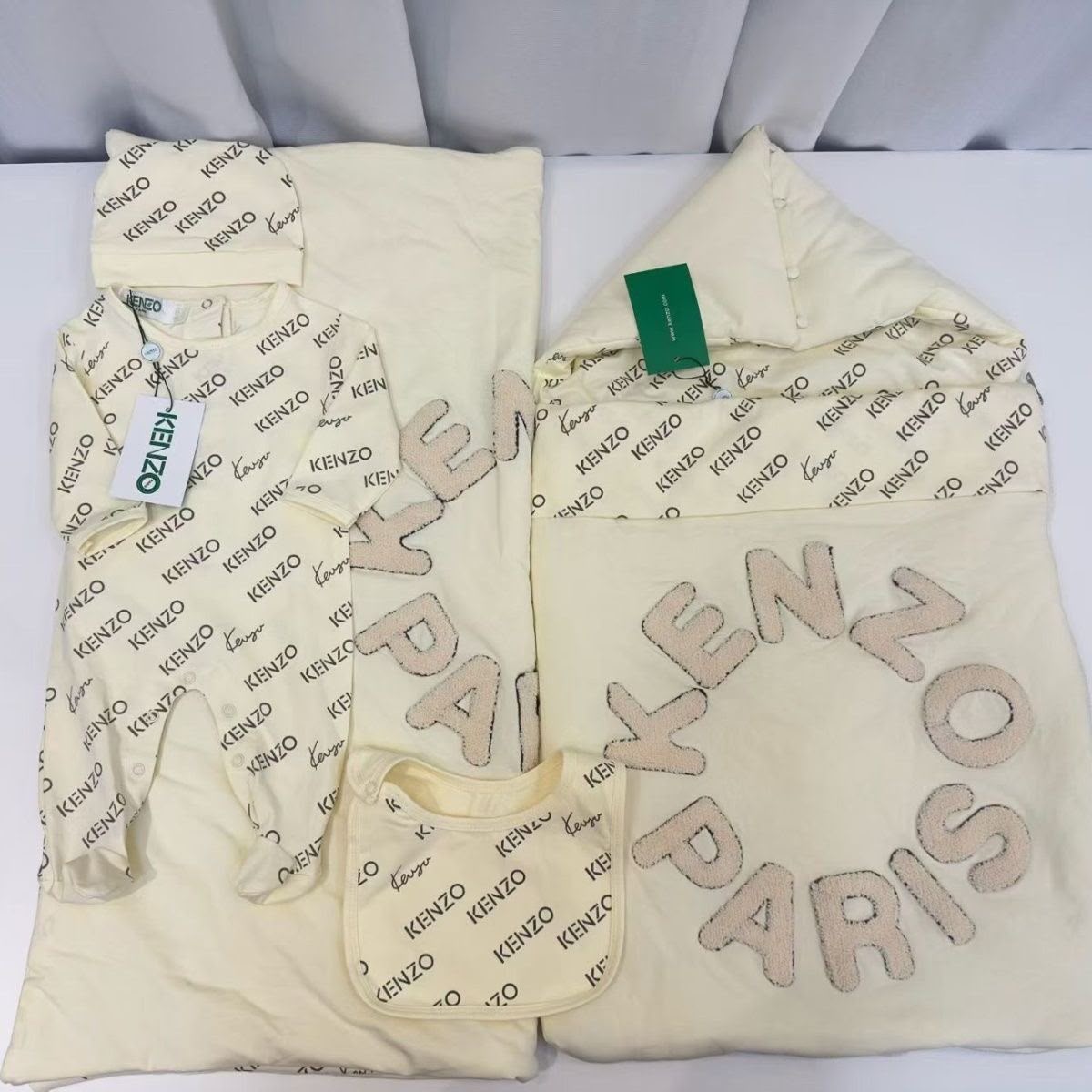 Kenzo Kids Cotton Set with Logo