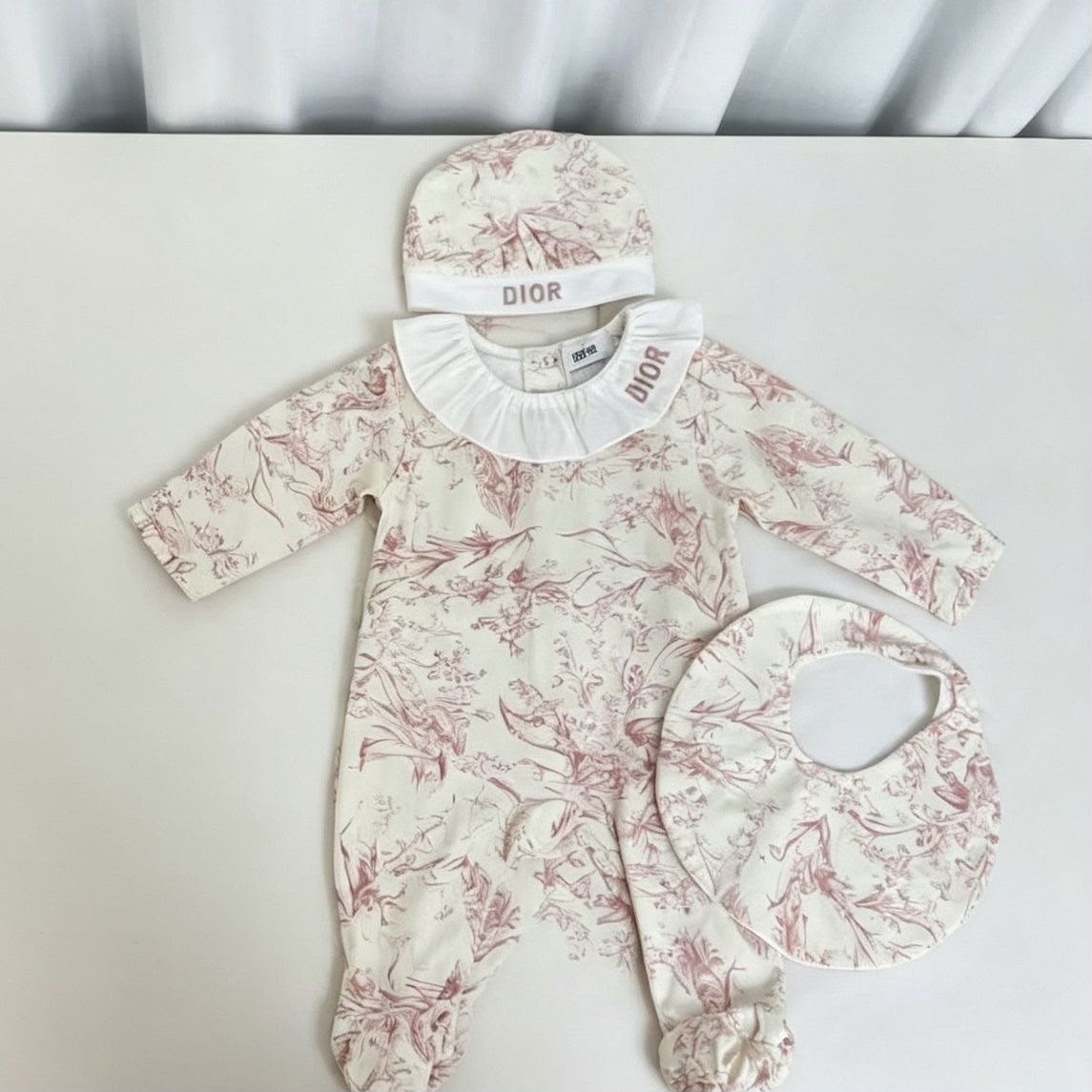 Dior Floral Baby Set