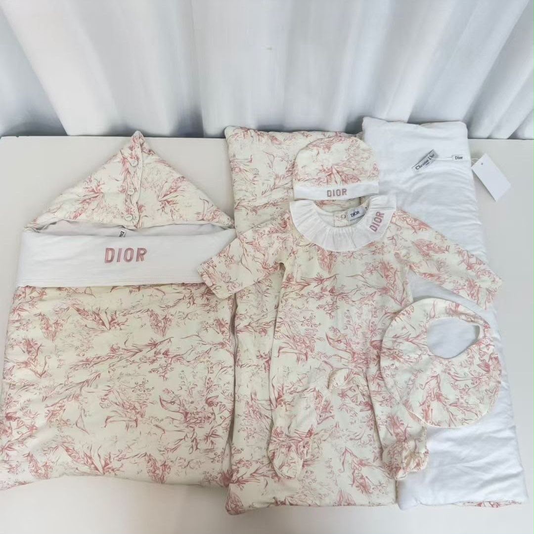 Dior Floral Baby Set
