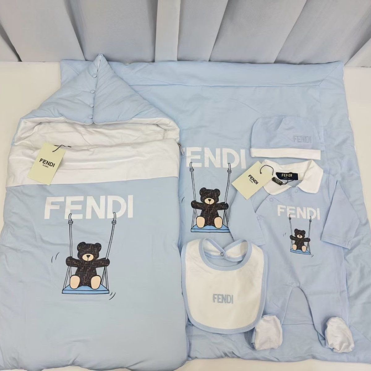 Fendi Newborn cotton Set