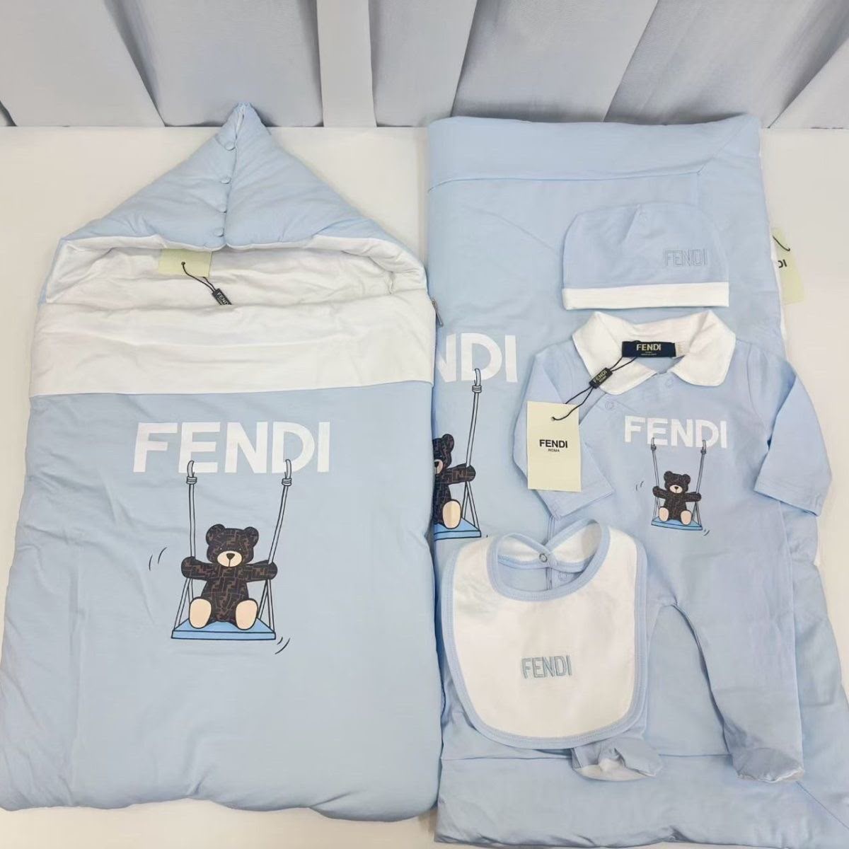 Fendi Newborn cotton Set
