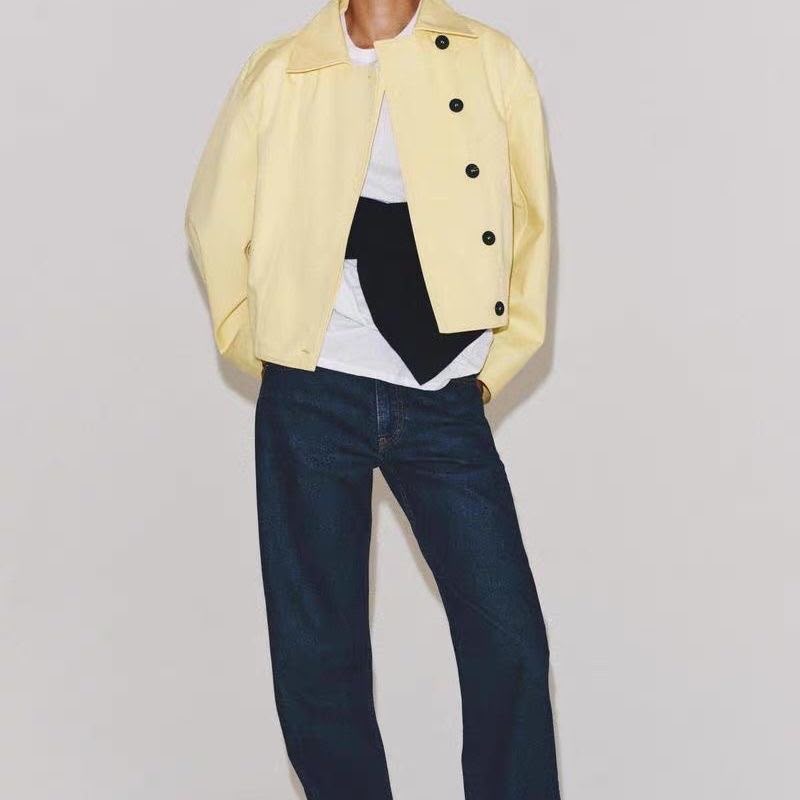 ZW Collection Short Jacket - Yellow