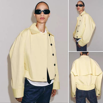 ZW Collection Short Jacket - Yellow
