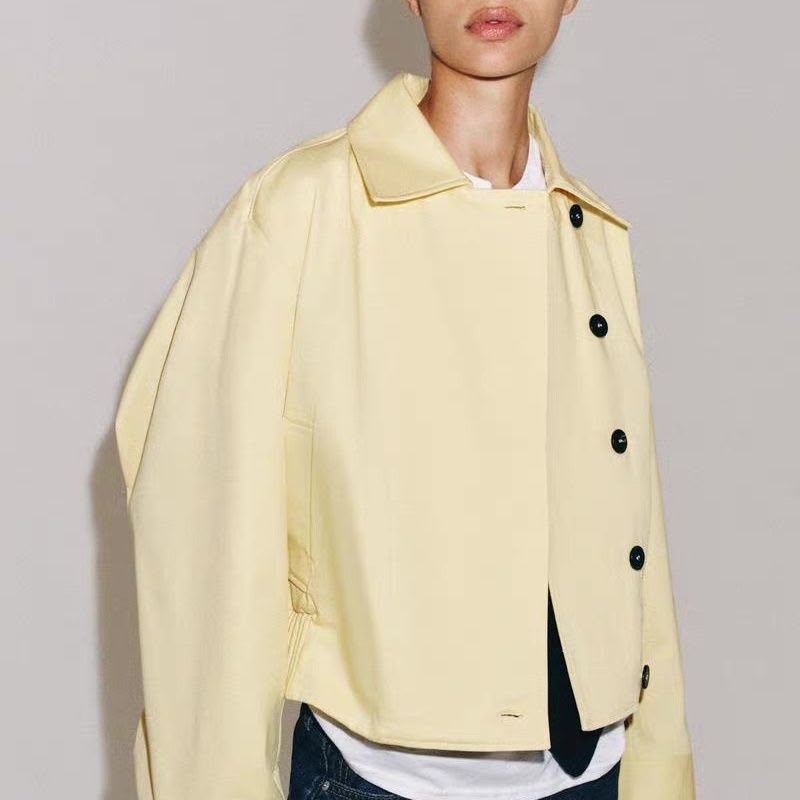ZW Collection Short Jacket - Yellow
