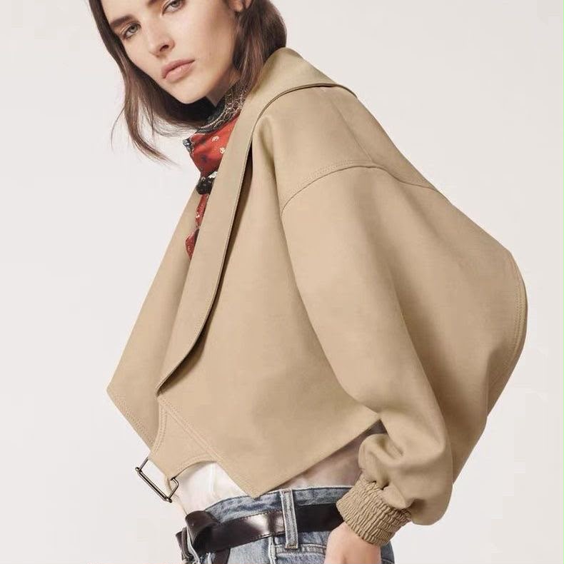 Zara Cropped Buckle Jacket