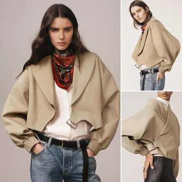 Zara Cropped Buckle Jacket