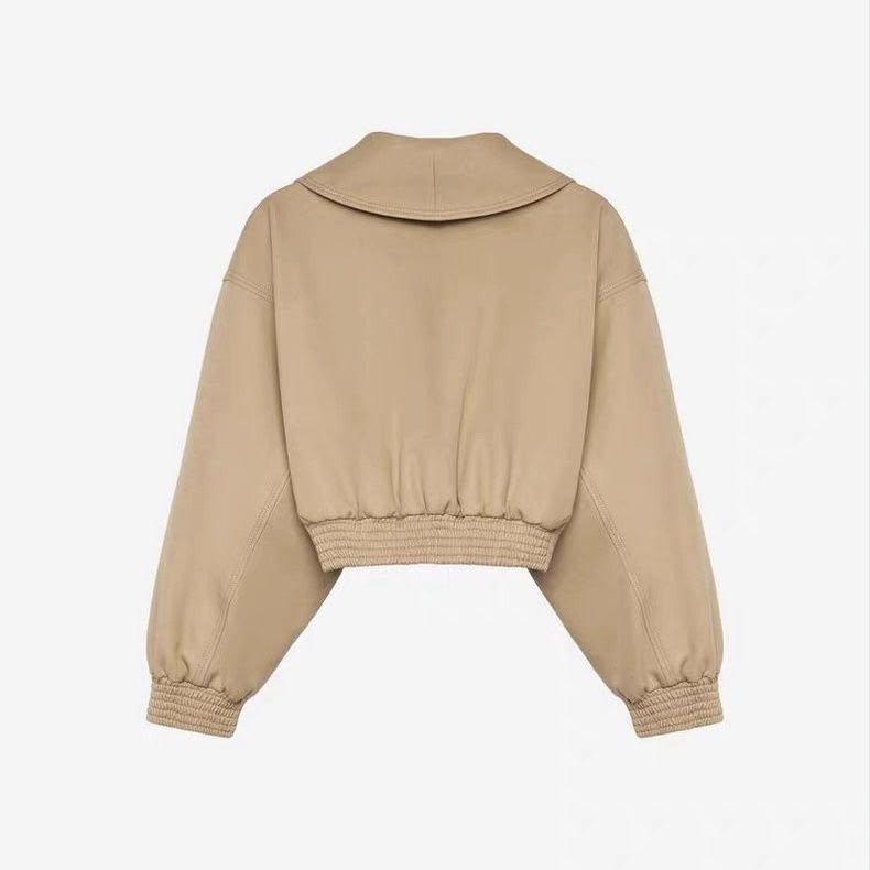 Zara Cropped Buckle Jacket