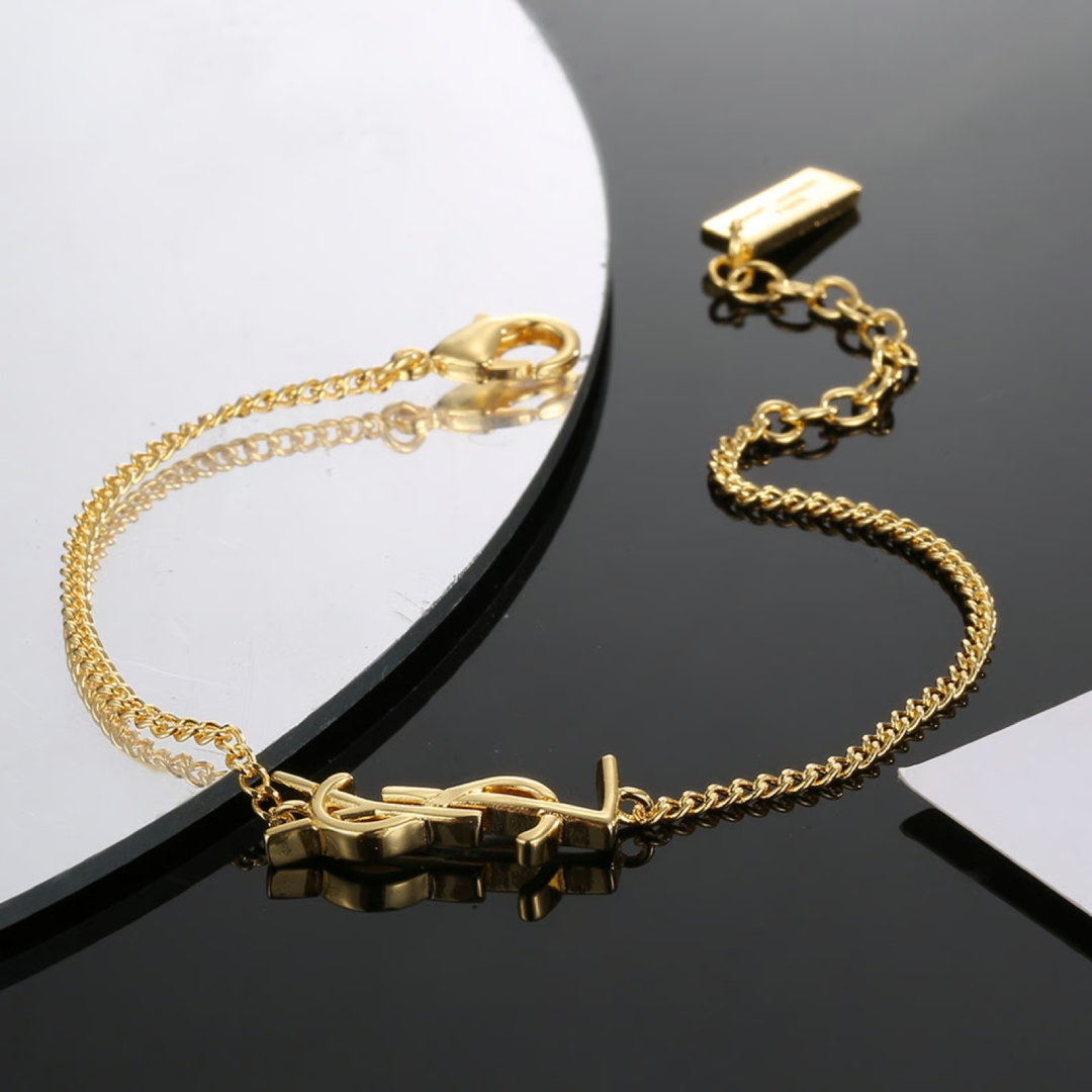 YSL Elegant Crystal Bracelet