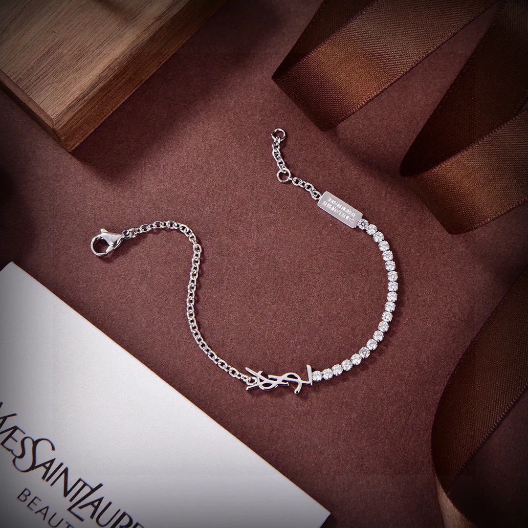 Yves Saint Laurent Crystal Bracelet