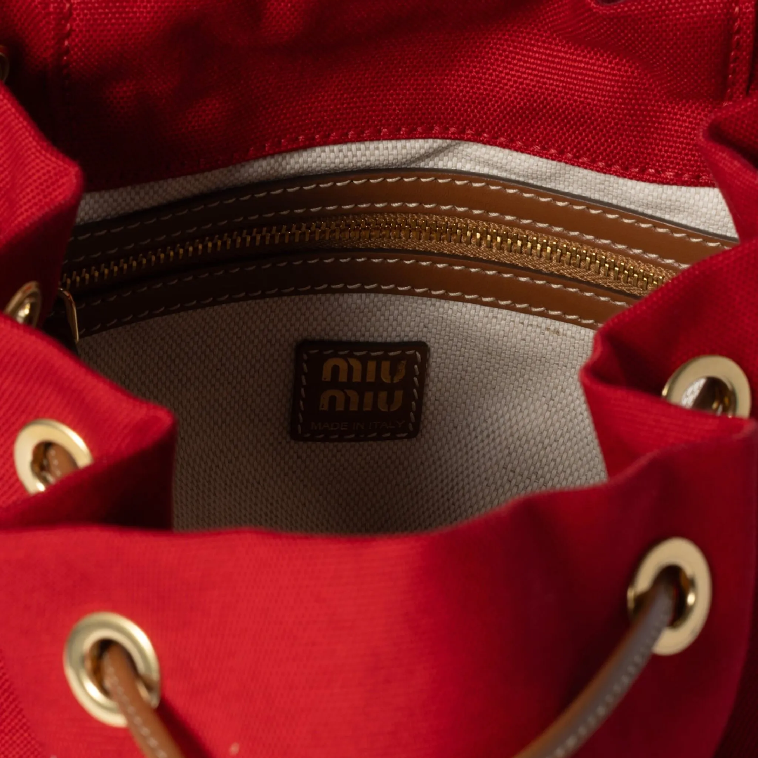 Miu Miu Matelasse Leather Backpack