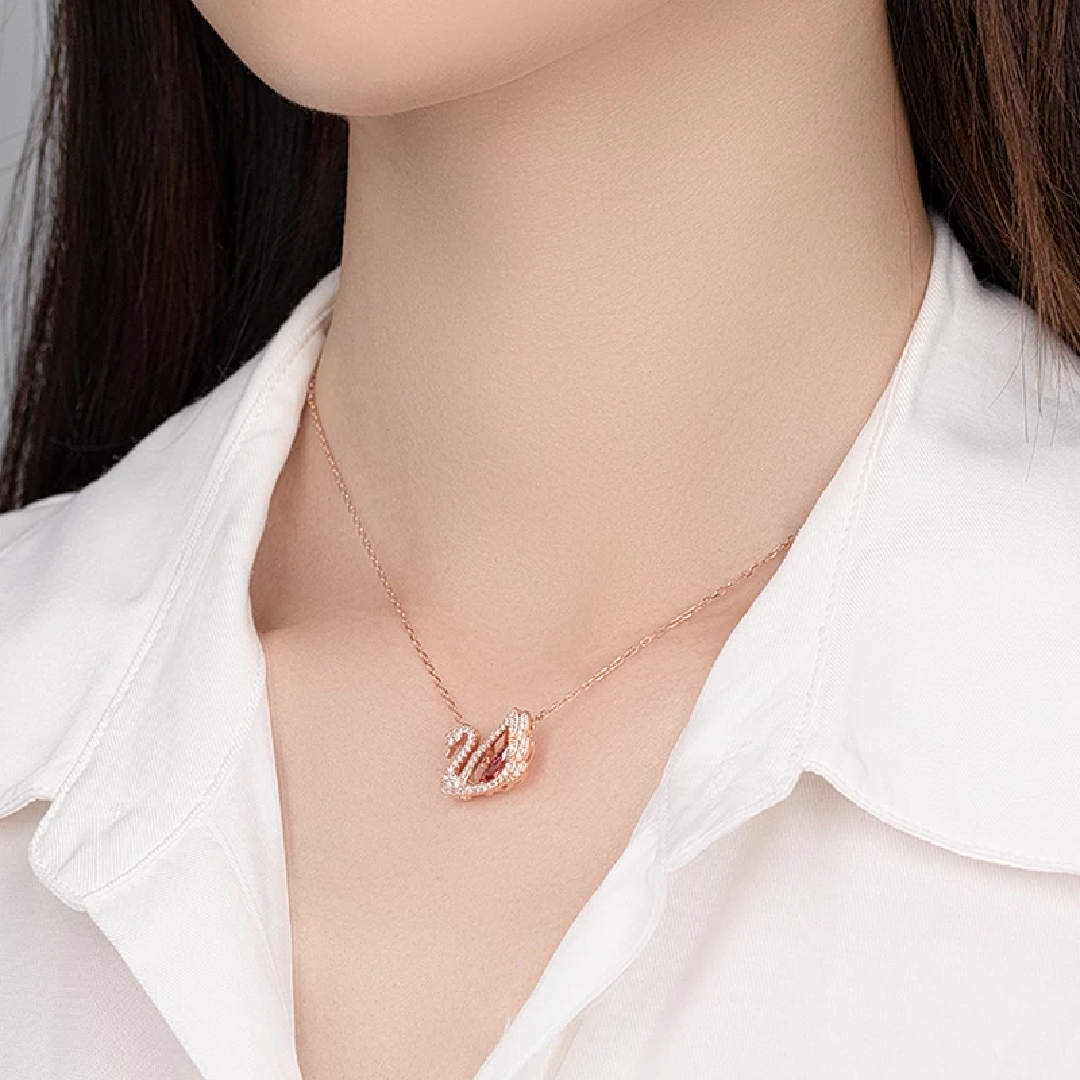 Swarovski Swan Crystal Necklace Gift Set