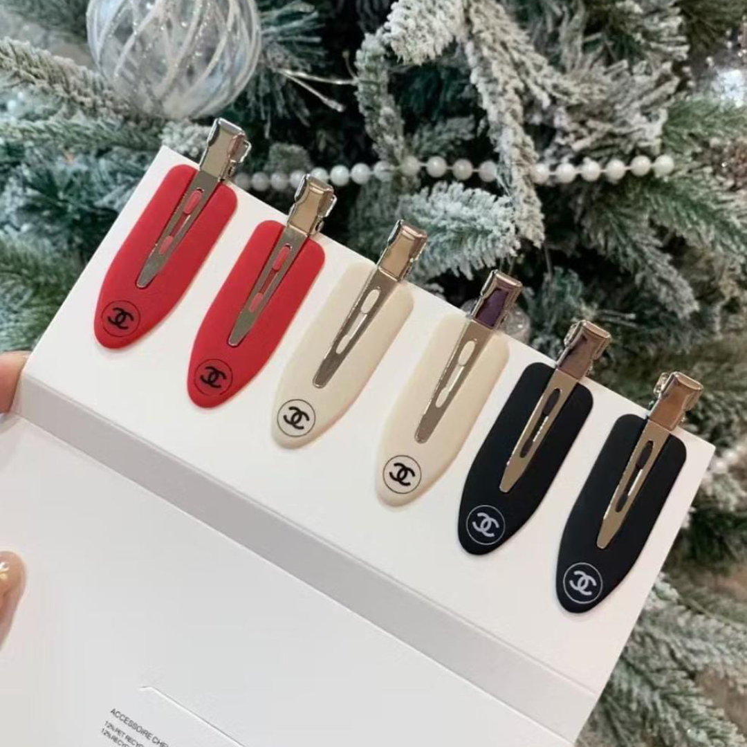 Chanel Hair Clip Set, 6 Pieces
