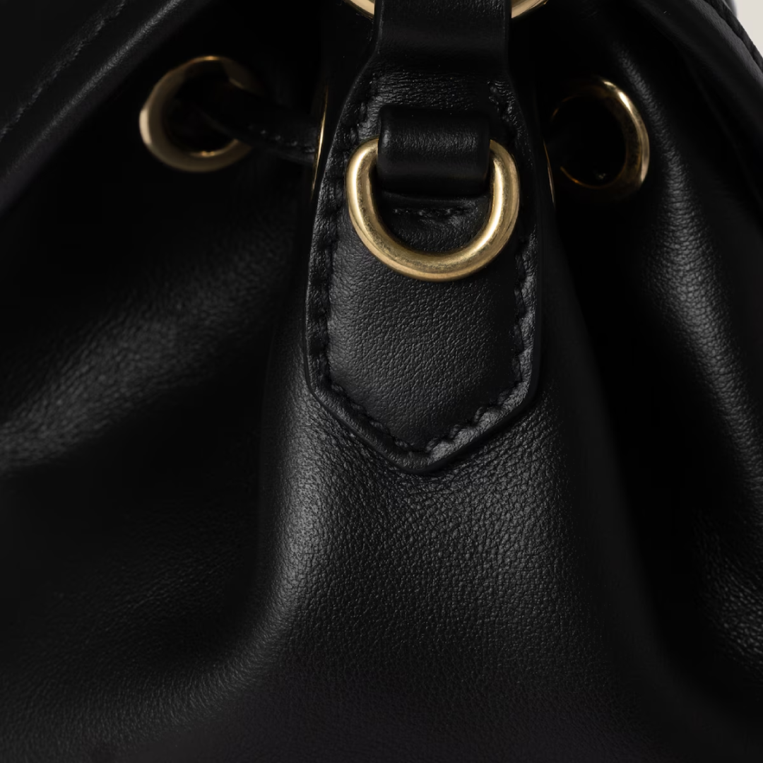 Miu Miu Matelasse Leather Backpack