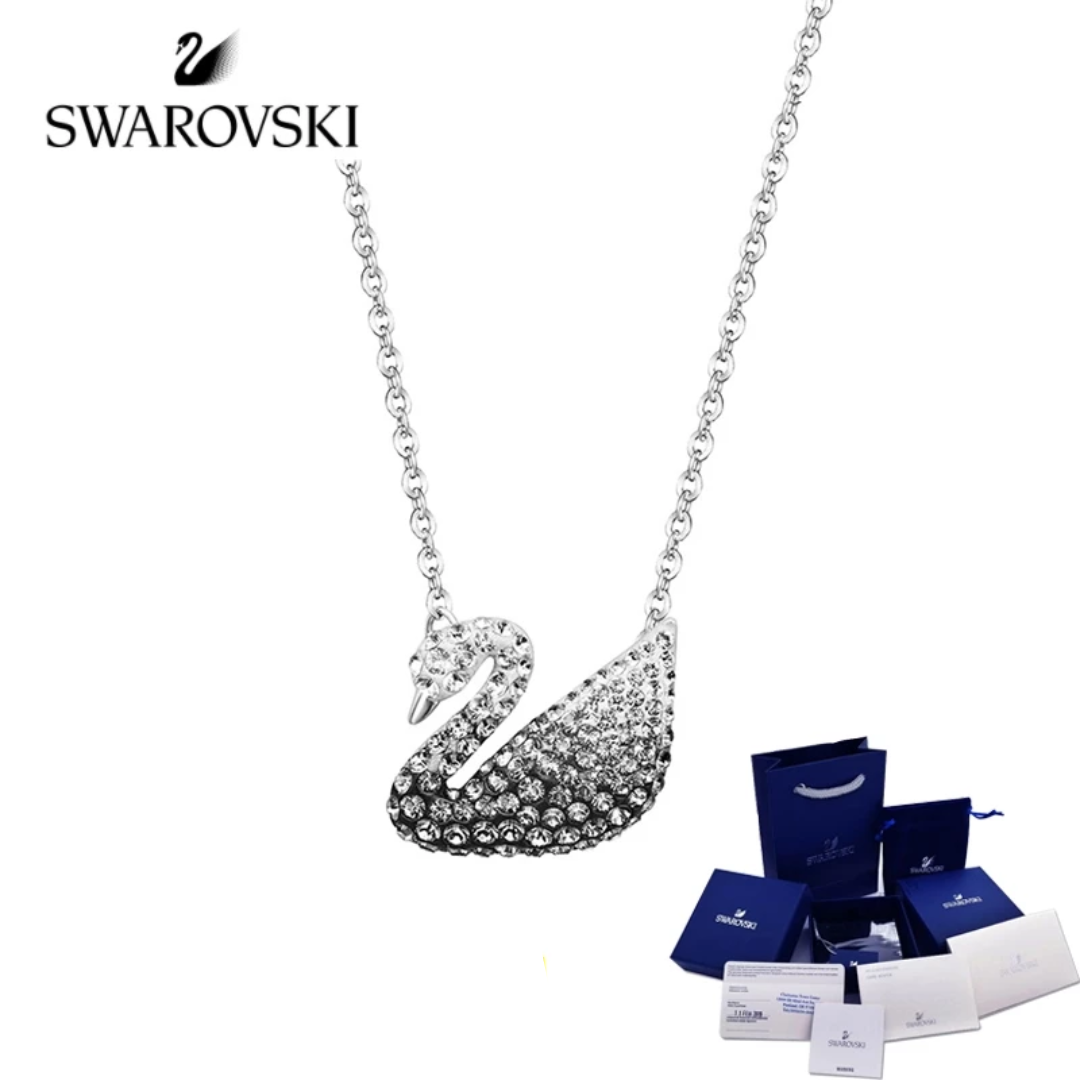 Swarovski Swan Crystal Necklace Gift Set