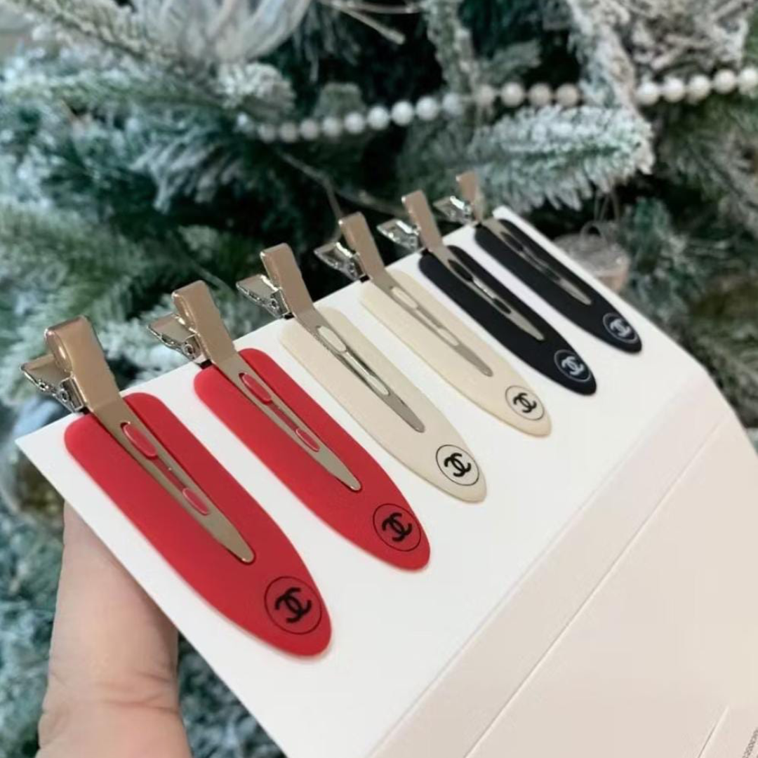 Chanel Hair Clip Set, 6 Pieces
