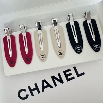 Chanel Hair Clip Set, 6 Pieces