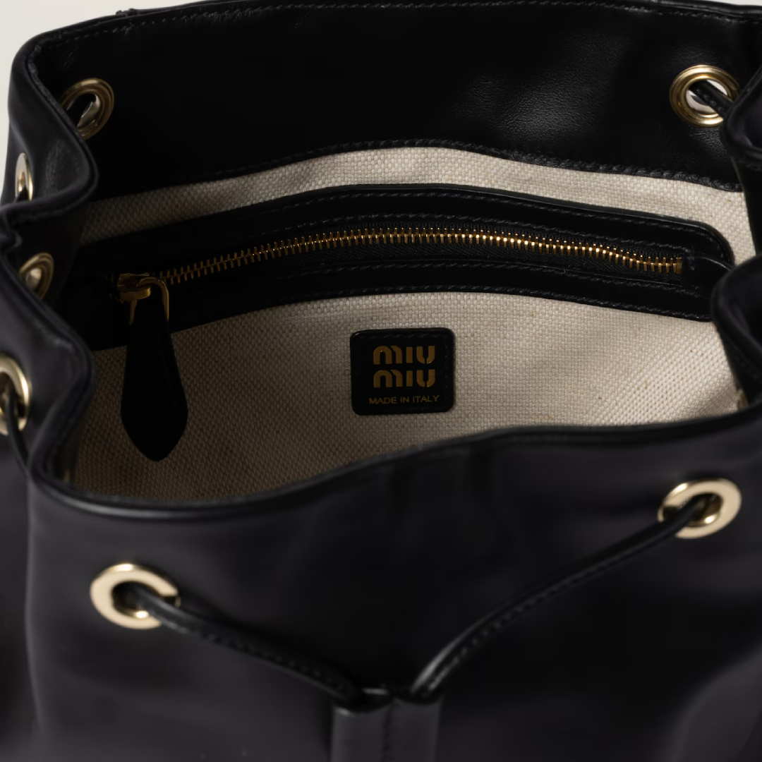 Miu Miu Matelasse Leather Backpack