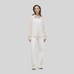 Balmain Sheer Shirt with Satin Collar