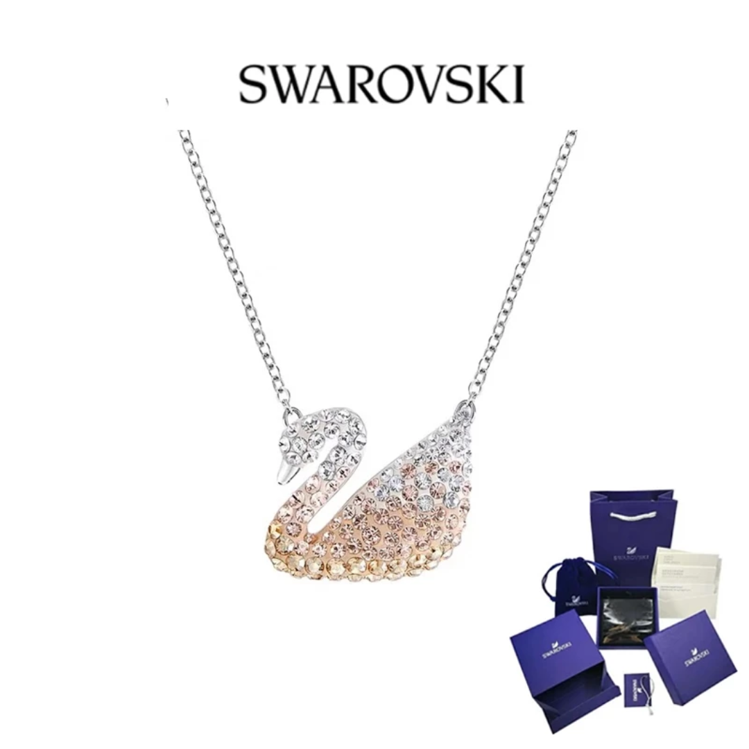 Swarovski Swan Crystal Necklace Gift Set