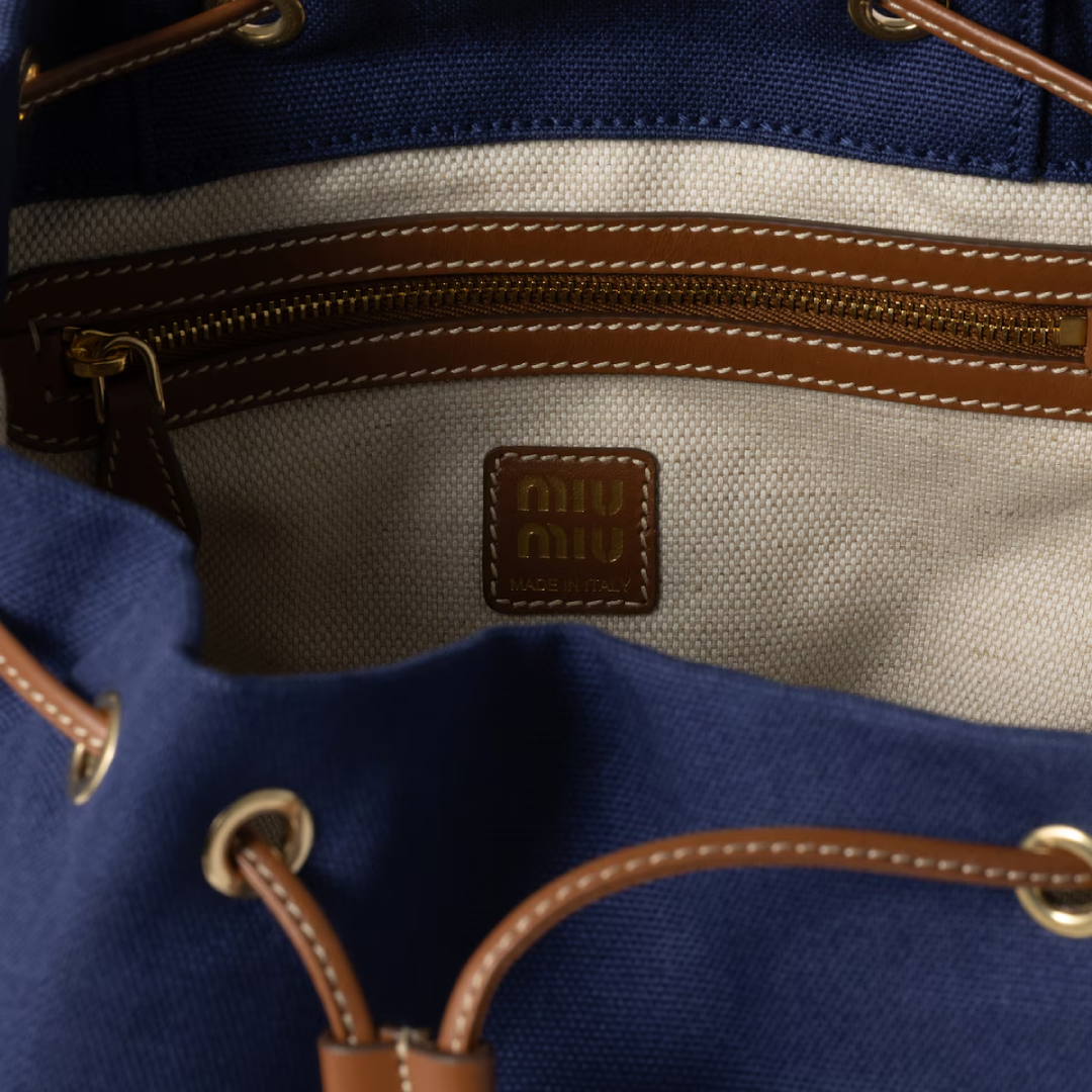 Miu Miu Matelasse Leather Backpack
