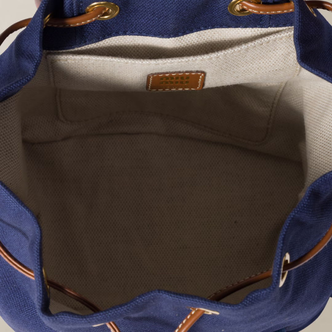 Miu Miu Matelasse Leather Backpack